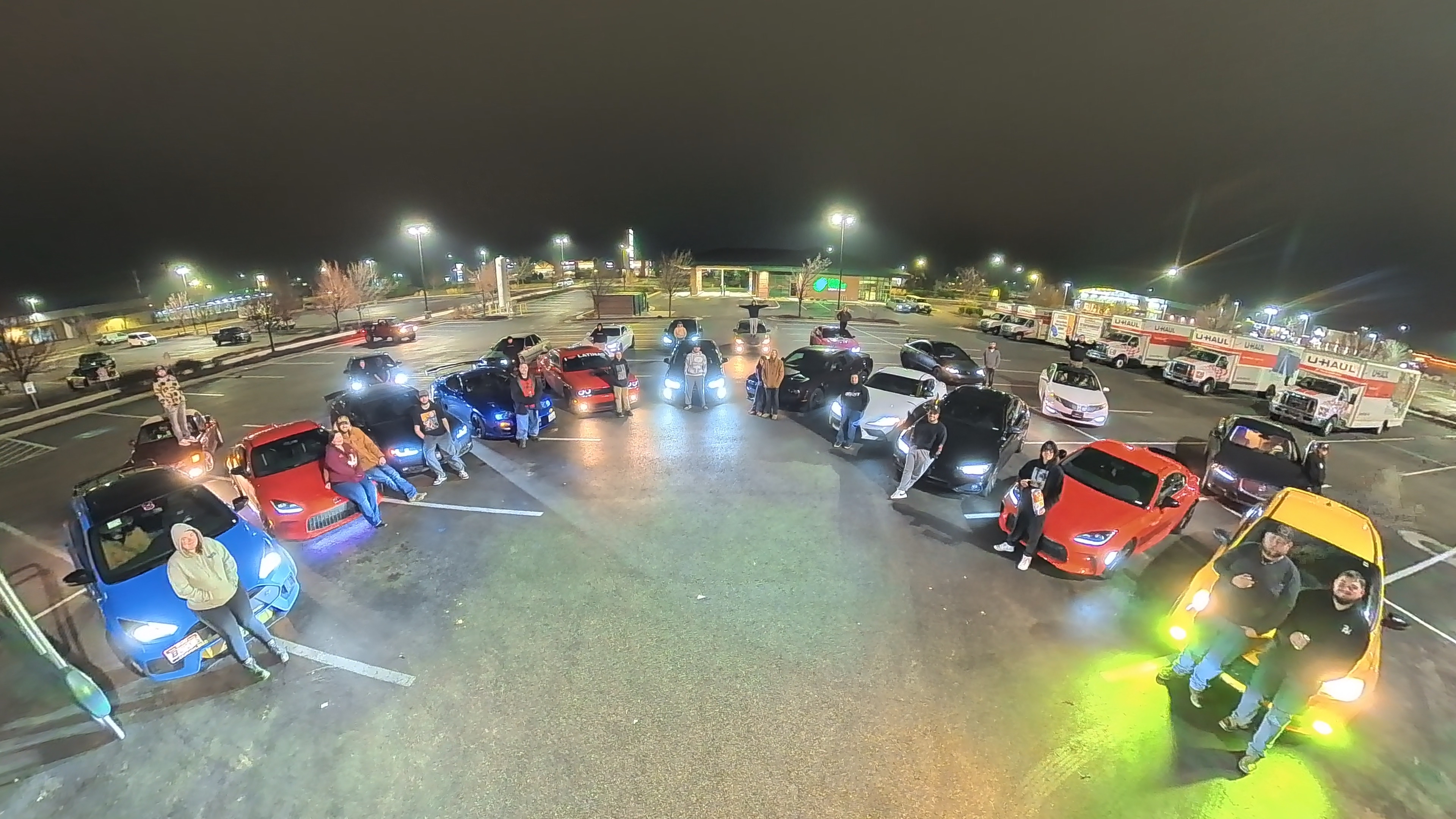 Season 2026 Launch - Club cars lined up